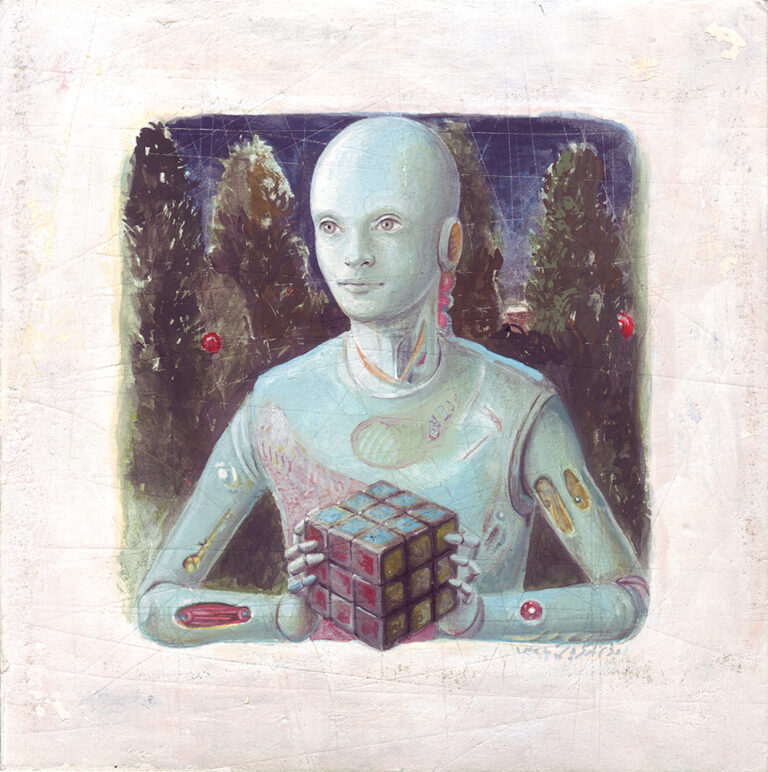 Gouache on Cardboard, 16 x 16 cm, 2017